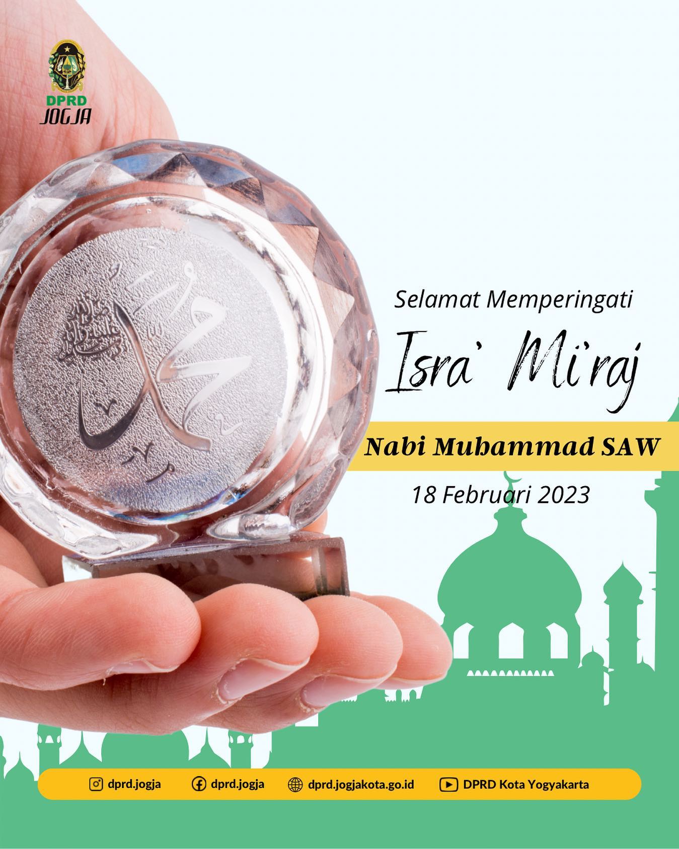 Selamat memperingati Isra Miraj 1444 H