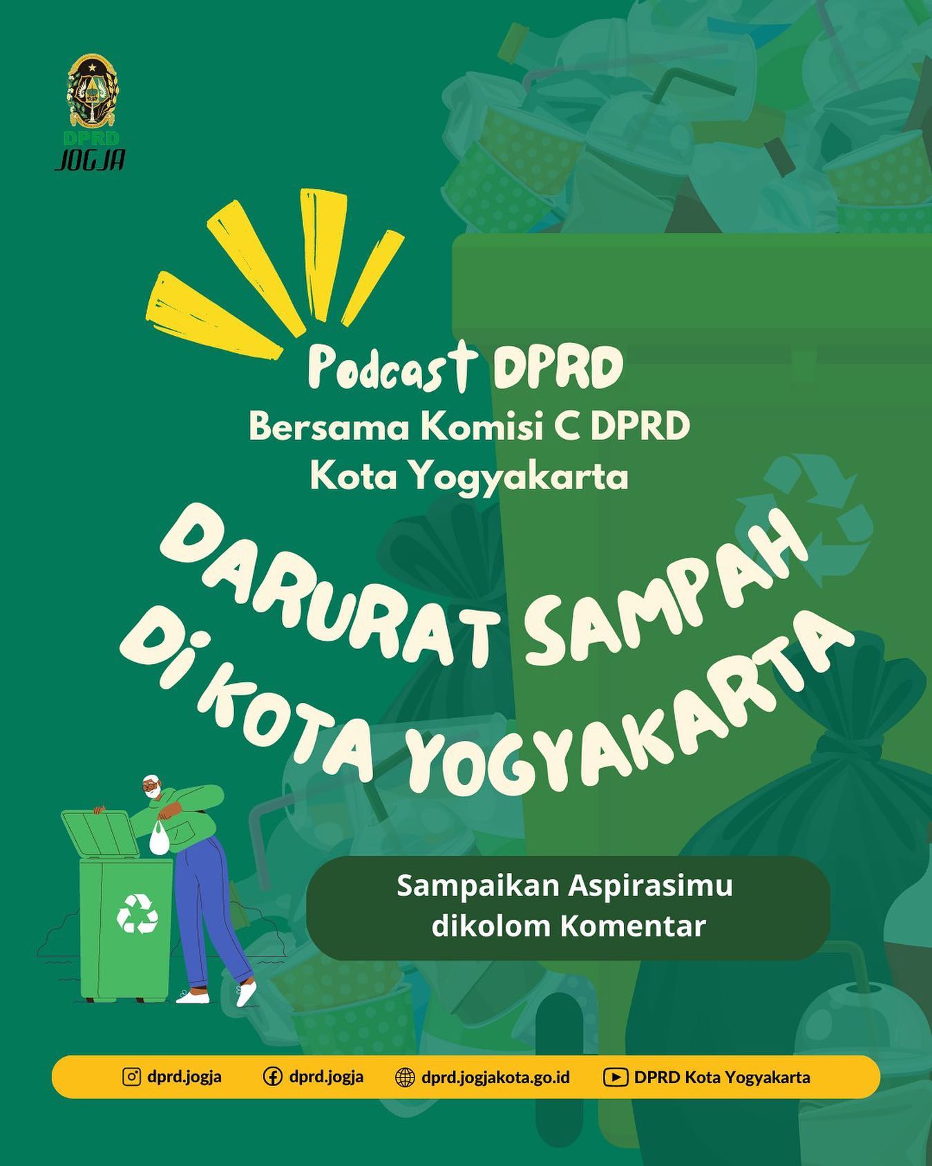 Darurat Sampah Di Yogyakarta Bersama Komisi C DPRD Kota Yogyakarta