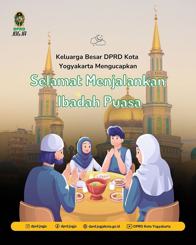DPRD Kota Yogyakarta Ucapkan Selamat Menunaikan Ibadah Puasa