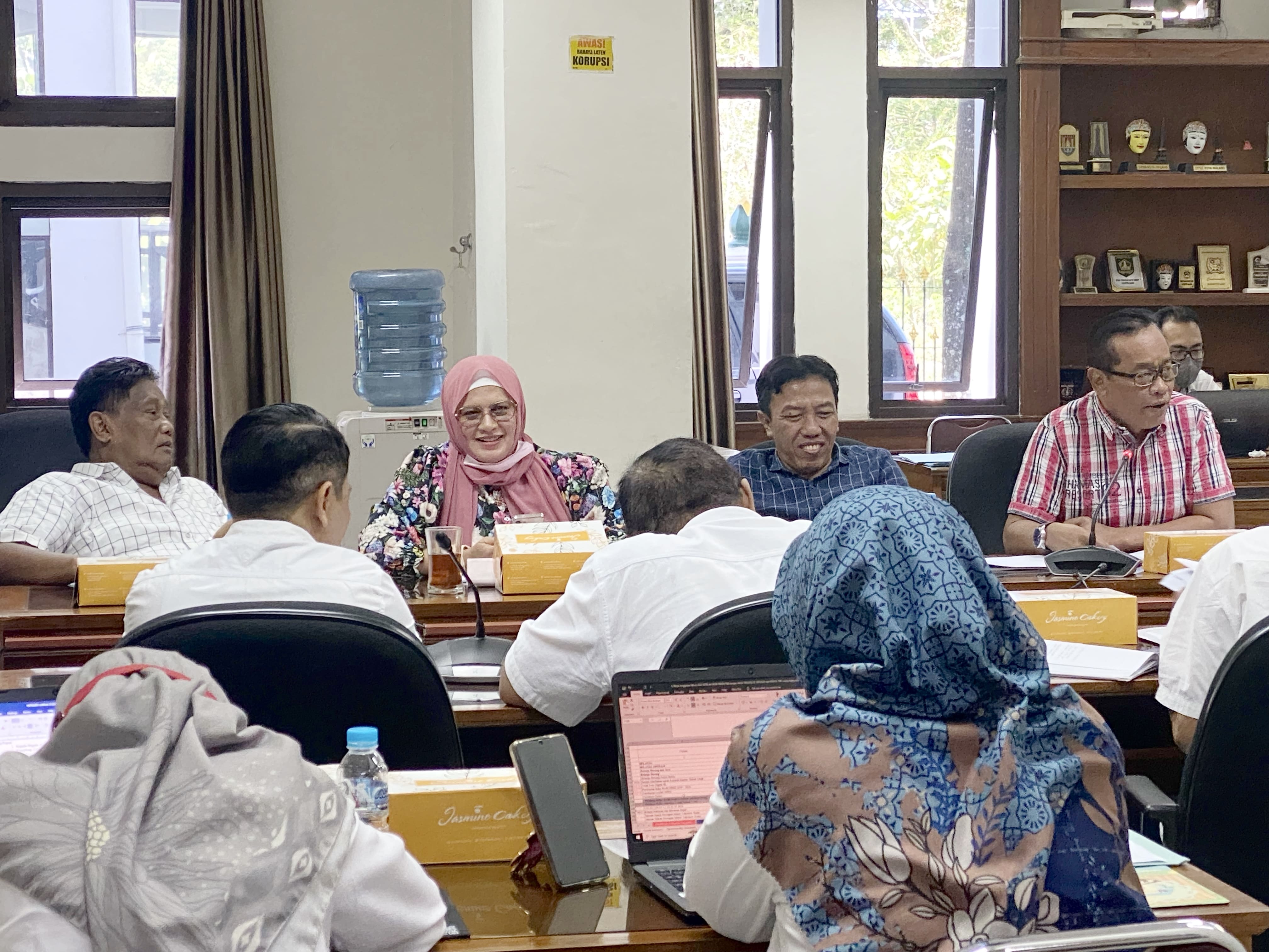 Rapat Pembahasan KUA PPAS Komisi A dengan struktural Setwan