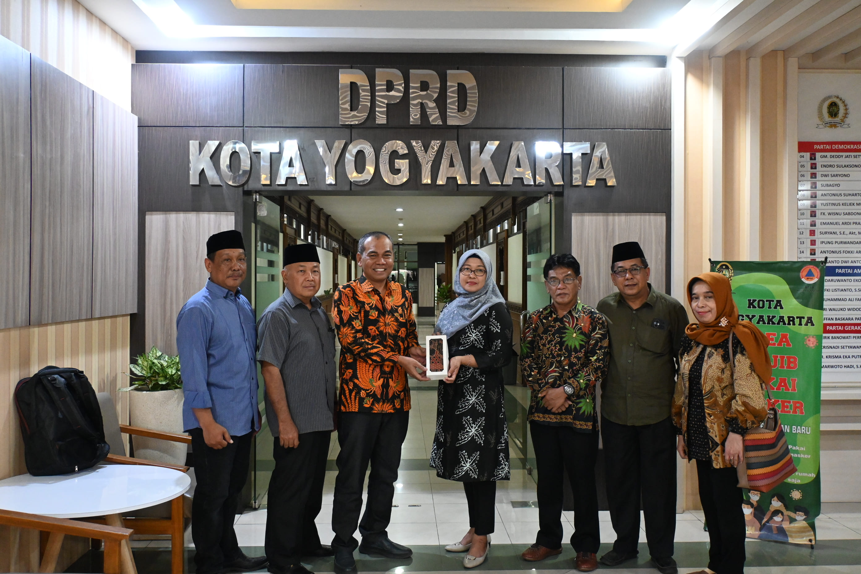 DPRD Kota Yogyakarta menerima Tamu Badan Kehormatan  Kabupaten  Magelang
