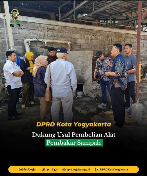 DPRD Kota Yogyakarta Dukung Usul Pembelian Alat Pembakar Sampah