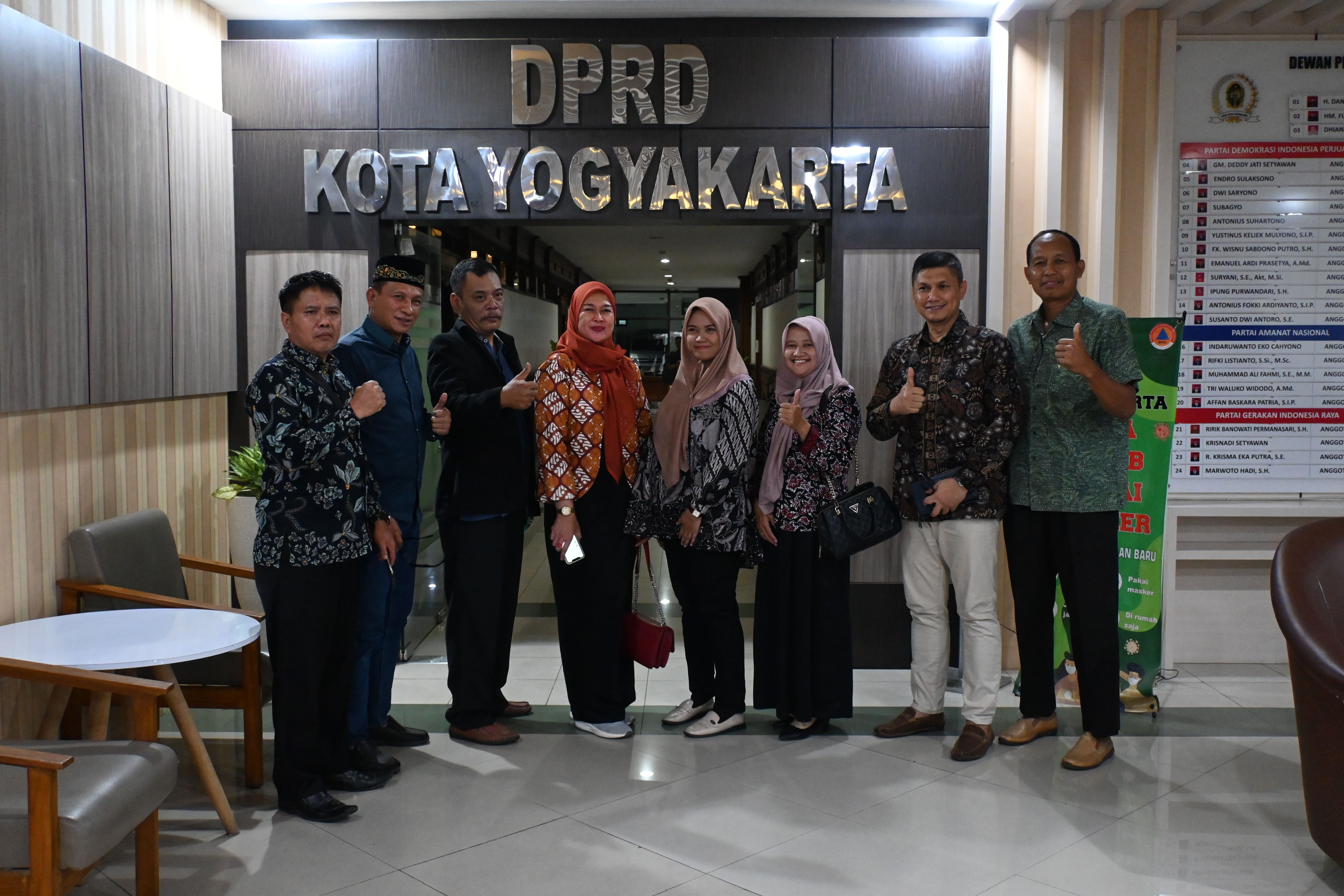 Kunjungan Badan Musyawarah Tulungagung ke DPRD Kota Yogyakarta